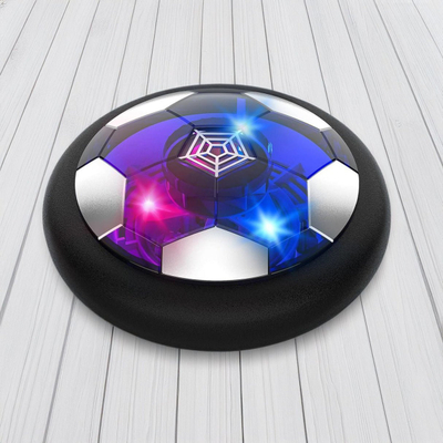 Играчка фудбал Mad Monkey LED Hover Soccer, повеќебојни LED светла, за внатрешни простории, повеќебојна
