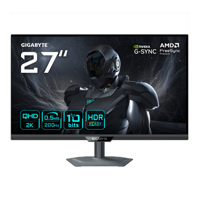 Monitor lojrash Gigabyte G27Q20 EK, 27", QHD 1440p 210Hz, i zi