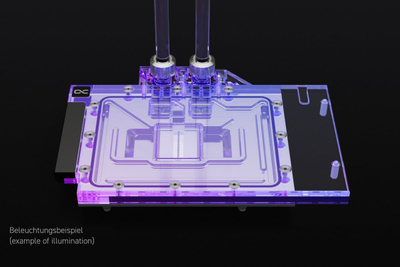Bllok uji GPU Alphacool Eisblock Aurora, për ASUS RTX 4080 Strix TUF, aRGB, akril i tejdukshëm