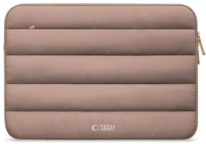 Këllëf laptopi Tech-Protect Fluffy, 15"-16", Walnut, kafe