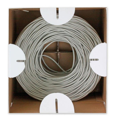 Kabllo rrjeti Techly 305540, CAT6 U UTP, 305m, gri