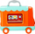 Lodër Food Truck MEGA CREATIVE 482928, grill dhe supermarket 2 në 1, 45 pjesë, shumëngjyrëshe