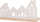 Mbajtës qiriu 4Living City, porcelan, 30 x 8 x 16 cm, i bardhë