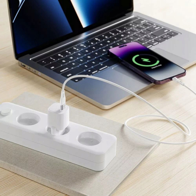 Karikues muri Canyon 20W, USB C, kabllo Lightning, i bardhë