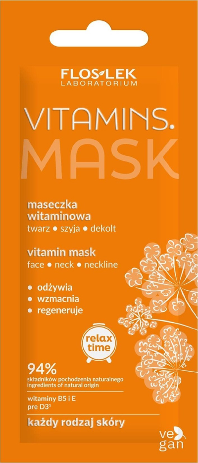 Maskë fytyre Floslek Vitamins, 6 ml