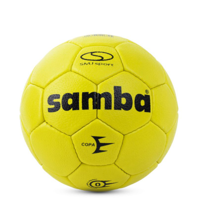 Top hendbolli SMJ Sport Samba Copa Mini 0, madhësia 0 junior, lëkurë sintetike, jeshile e bardhë