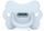Qetësuese Suavinex SX Pro Reversible 0-6M Butterfly, 1 copë, blu