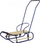 Slita Lean Sport Metal me shpinore edhe rrip, blu