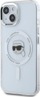 Заштитна маска за телефон Karl Lagerfeld IML Head Metal Frame MagSafe, за iPhone 15, транспарентна