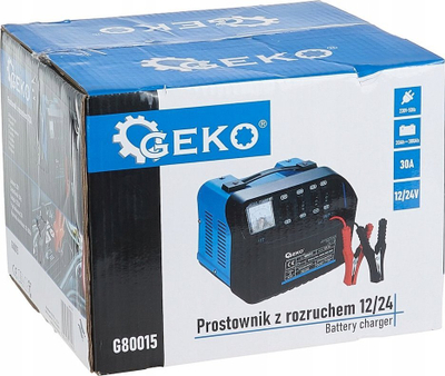 Karikues baterie Dedra CB-50, 12/24V, 20-380Ah, blu e zezë