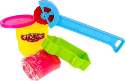 Set plasteline Mega Creative Modelling Clay, me forma prerëse, për fëmijë 3+