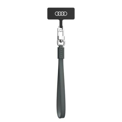 Rrip dore telefoni Audi Universal, 28cm, lëkurë eko, gri