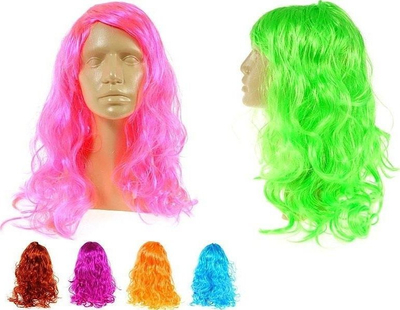 Parukë e gjatë me kaçurrela Colorful MIX, shumëngjyrëshe