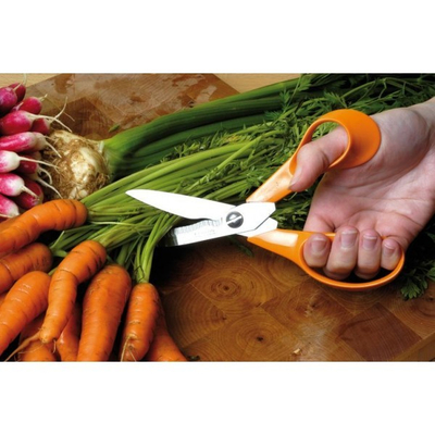 Gërshërë për kuzhinë Fiskars 859874, 18 cm, portokalli
