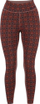 Leggins termoaktiv për goca Kari Traa Rose Light Pant HW, lesh Merino, bel i lart, roz roz me motive