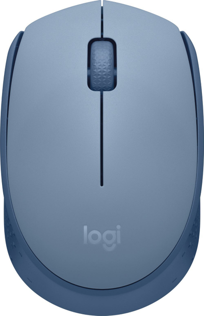 Set maus dhe mouse pad Logitech M171, wireless, Studio Series, blu dhe grafit