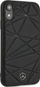 Kapak telefoni Mercedes Pattern Line Twister për iPhone Xr, hardcase, i zi