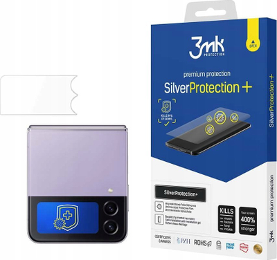 Folie mbrojtëse ekrani 3mk SilverProtection Plus, për Samsung Galaxy Z Flip 5, pjesa e përparme, transparente