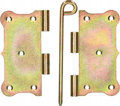 Menteshë ndërtimi Kotarbau DETACHABLE HINGE 100x100, e sheshtë, e galvanizuar, metalike