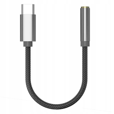 Amplifikator kufjesh KZ AM01, DAC i integruar, USB Type C në 3.5 mm, gri