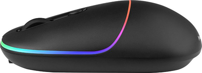 Безжичен глушец Tracer Ratero TRAMYS46944, RF 2.4 GHz, RGB, црн
