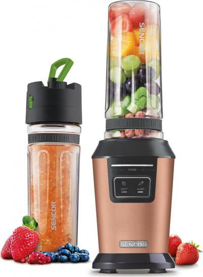 Blender smoothie Sencor SBL 7176GD, 800W, shishe 0.6L, ngjyrë metalike
