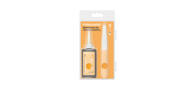 Set mirëmbajtjeje Fiskars, zezë/ portokalli