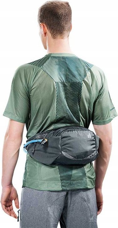 Појасна торба Deuter Pulse 3, 3L, со систем за хидратација, сиво графит