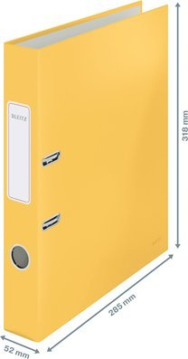 Dosje Leitz Cosy Soft Touch 10620019, A4, 50mm, e verdhë