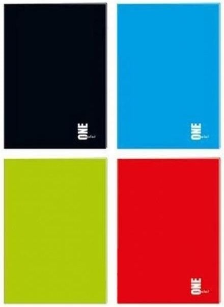 Fletore Interdruk A4 One Color, 96 fletë, katrorë, set 5 copë
