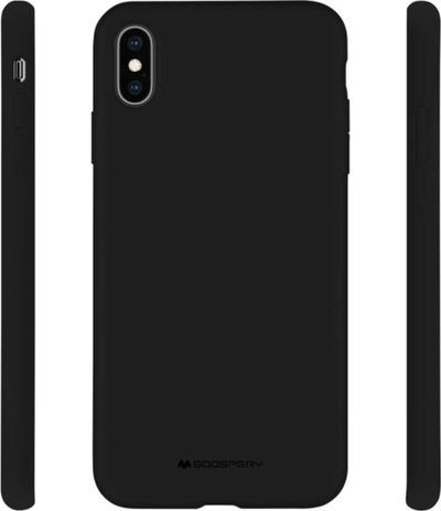 Kllëf telefoni Mercury Silicone Case për Samsung Galaxy A53 5G, silikon, mat, i zi