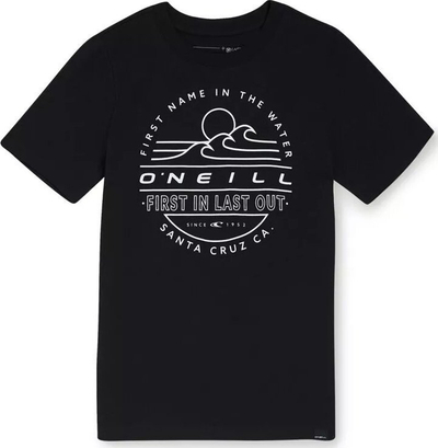 Bluzë O'Neill Jack Muir Jr, pambuk, për çuna, e zezë