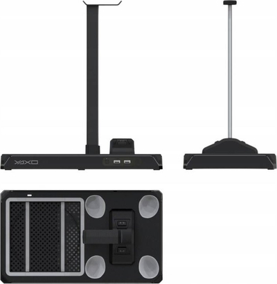 Bazë ftohëse dhe karikimi Yaxo Xeno Frost, për Xbox Series X S, Techno blu