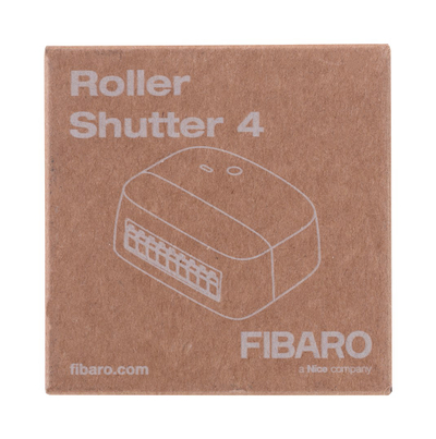 Modul perde inteligjent Fibaro FGR-224, kontroll roleta, i bardhë