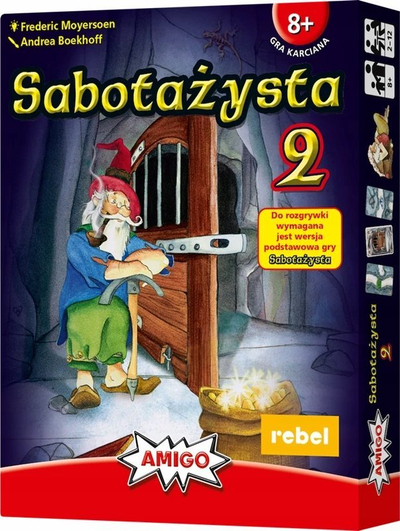 Lojë me letra Amigo Saboteur 2 Rebel, zgjerim, shumë lojtarë, shumëngjyrëshe