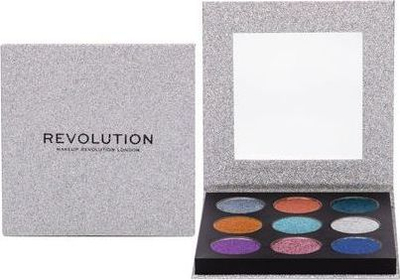 Paletë e hijeve për sy Makeup Revolution, shumëngjyrëshe