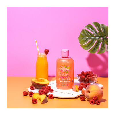 Bubble T Peach & Raspberry Bath & Shower Gel 500ml
