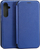 Kapak telefoni Beline Magnetic Book për Samsung Galaxy A35, tip libër, me magnet, blu