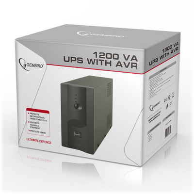 UPS Gembird UPS-PC-1202AP, 1200VA, line interactive, i zi