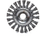 Rrotë teli Falcon Abrasives Wire Wheel 125mm, diametër 22.2mm, ngjyrë argjendtë
