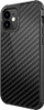 Kapak telefoni Black Rock Robust Real Carbon për iPhone 12 mini, i zi