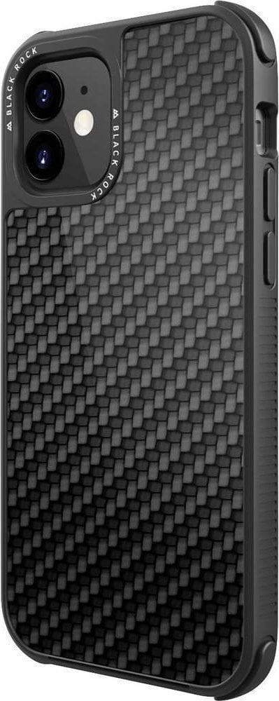 Kapak telefoni Black Rock Robust Real Carbon për iPhone 12 mini, i zi