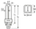 Llambë fluoreshente Osram Dulux D / E G24q-3, 26W, e bardhë