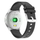 Smartwatch G.Rossi SW010-13, ekran i rrumbullakët, rrip silikoni, i zi