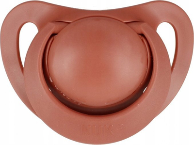 Cuclë NUK Soothing Fore Nature, lateks, 18-36 muaj, e kuqe