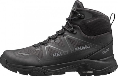 Këpucë trekking Helly Hansen Cascade Mid Helly Tech, për burra, të papërshkueshme nga uji, të zeza