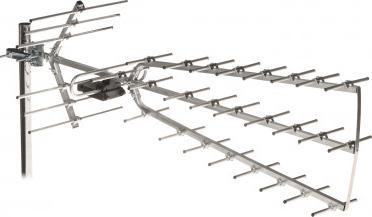 Antene TV Signal DIRECTIONAL ANTENNA 44/21-48 TRIDIGIT, DVB-T, për jashtë, argjend