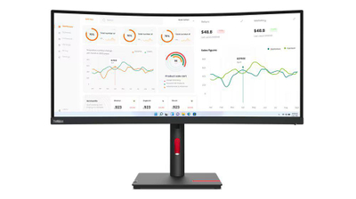 Monitor Lenovo ThinkVision T34w-30, 34", WQHD, i zi