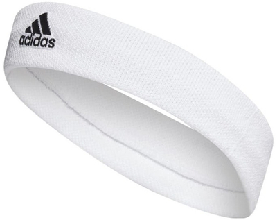 Спортска трака за коса Адидас Headband, еластична, за момчиња, бела