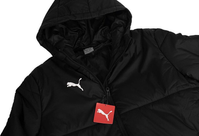 Детска зимска јакна Puma Bench Jr 657269 03, со капа, RainCell, црна